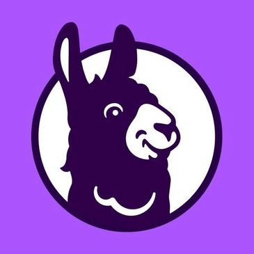 Vanta logo - a llama head in a circle
