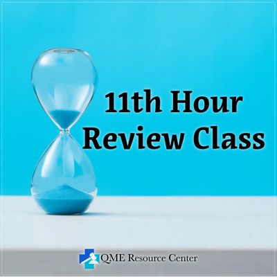 QME Test Prep, QME Exam, Qualified Medical Evaluator, Continuing Ed, Chiropractic, Exam, California