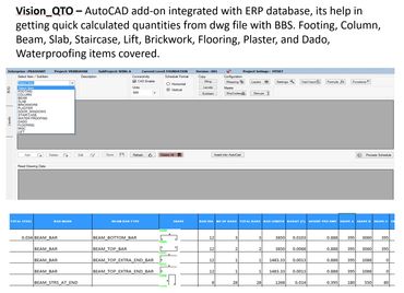 AutoCAD Based Quantity takeoff with BBS