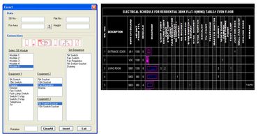 AutoCAD Based Electric Switches Takeoff