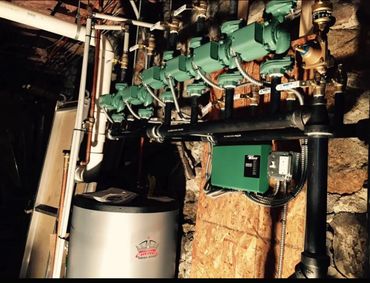 Wire boiler w/ 6 Zones and taco related.