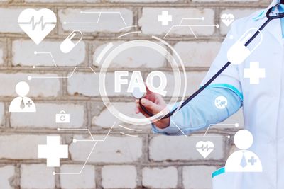 Medical frequently asked questions symbolized.