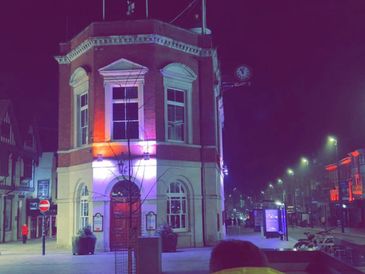 Maidstone town centre on Saturday Night
