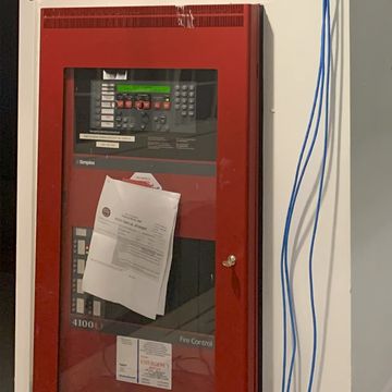 Fire alarm panel replacement. 