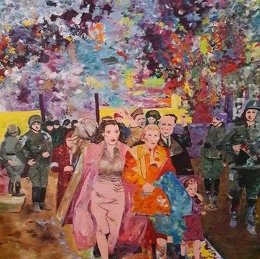 The Neyer Family 70” x 70”