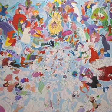 Battle for Infinity 70" x 70"