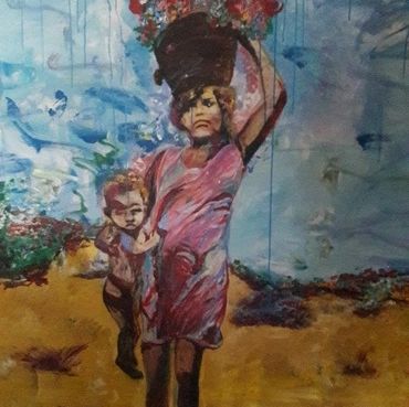 Brazilian Mum 44” x 70”