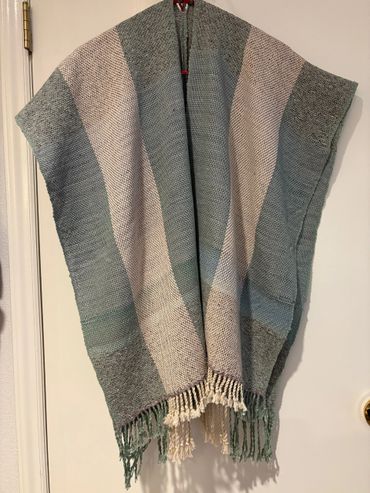 weaving, poncho