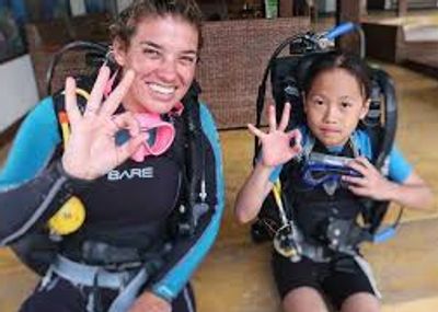 Junior open water diver course beginner, scuba lessons, beginner, friendly scuba, course, children,