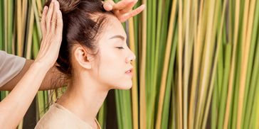 Indian head massage is a great way to relieve stress from the mind.