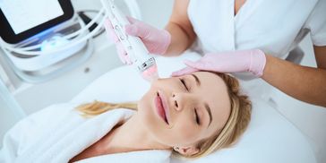 Fractional RF Microneedling is a skin resurfacing & tightening treatment.