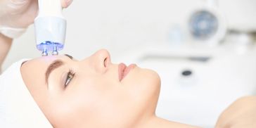 Radio frequency facial for tighter, firmer skin.