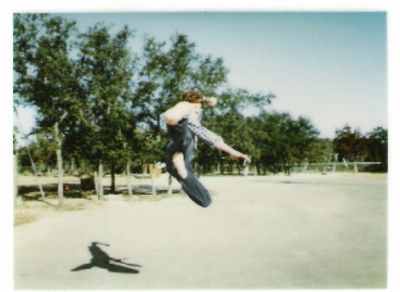 Master Kaufman flying side kick in 1982-1983.