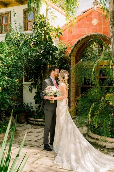 Romantic outdoor wedding venue in Palm Springs.
