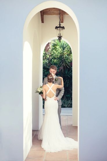 Romantic outdoor wedding venue in Palm Springs.
