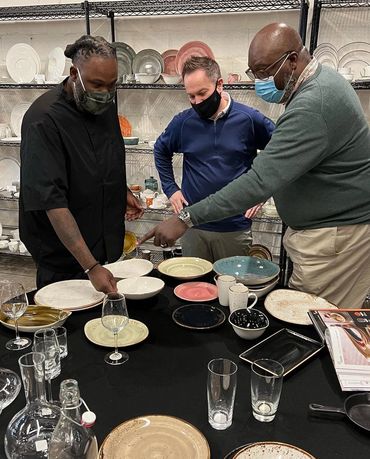 Steelite china for a Charlotte, NC restaurant