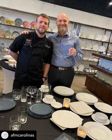 Steelite china for a Charlotte, NC restaurant