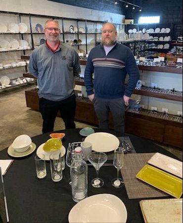 Steelite china for a Asheville, NC restaurant