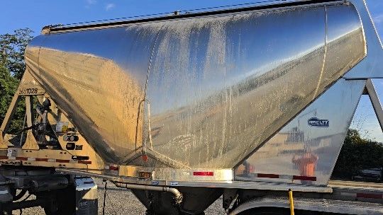 A fully polished tanker looks good.
The legions concrete remover is the solution to keeping it shinn