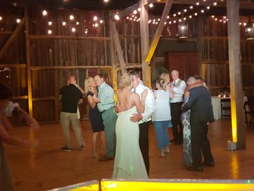 Elegant wedding DJ setup by Jose The DJ, luxury wedding entertainment in Norfolk, Hampton Roads & Ou