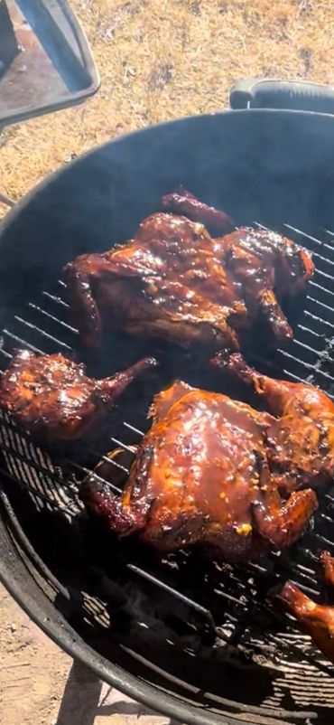 Succulent chicken smoked sauced and grilled!