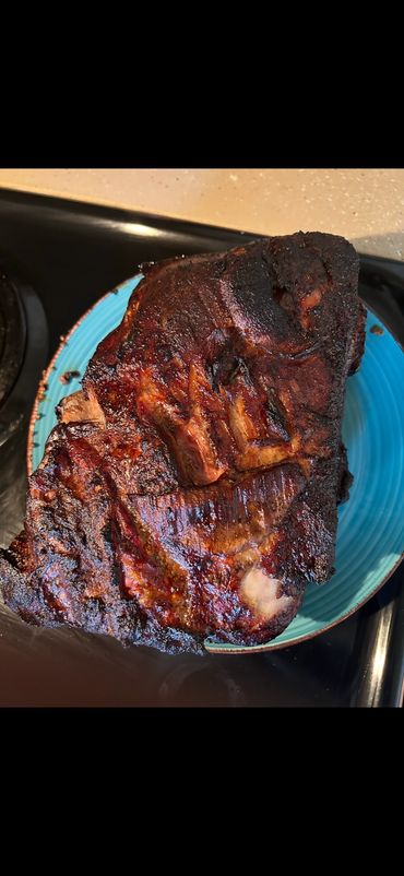 Barbecue for pulled pork.