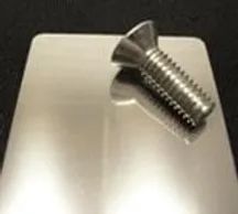 Screw and metal plate