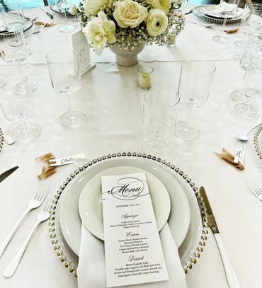 Dinnerware Rentals | Chattanooga Event Rentals| Wedding Rentals | Rental Cart