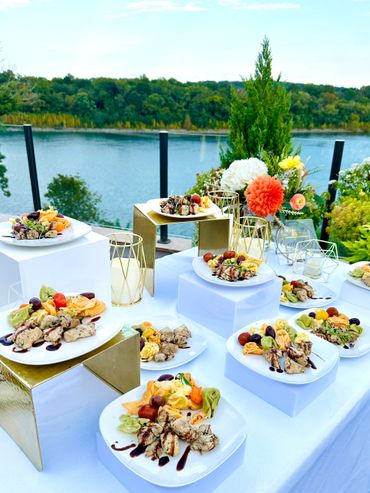 White Square Plates | Chattanooga Event Rentals| Wedding Rentals | Rental Cart