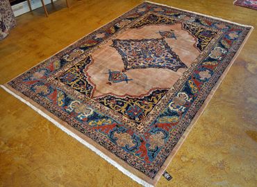 Bidjar 6-7" x 9-7". Super fine and every bit as good as it looks in person.