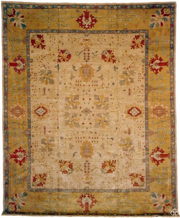 CB0744 Oushak 11-4" x 13-10"