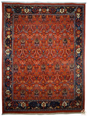 DS0211 Bidjar carpet, 7-2" x 9-2". Contemporary masterpiece in such a very difficult to find size. $