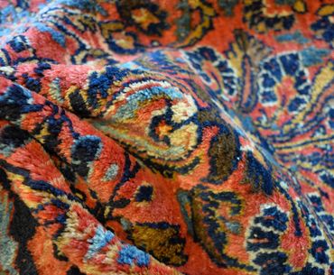 NA0621 LILIHAN 3-3"x 4-9". Antique, North West Persian small rug, Circa 1925