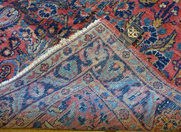 Structure. NA0621 LILIHAN 3-3"x 4-9". Antique, North West Persian small rug, Circa 1925