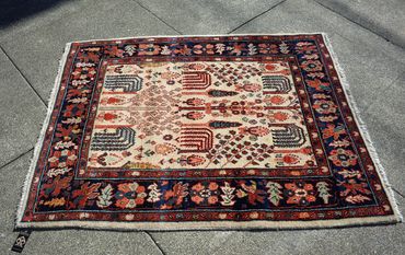 SN0827 Persian Bidjar small rug,