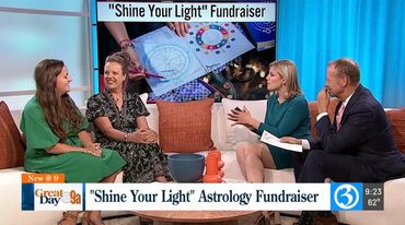 Fundraising event interview on CBS news. Collaboration event with Shine Your Light CT.