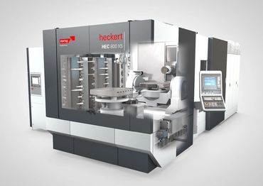 Heckert 5-axis CNC machining center.