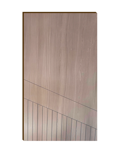 Wooden parquet flooring with diagonal pattern.