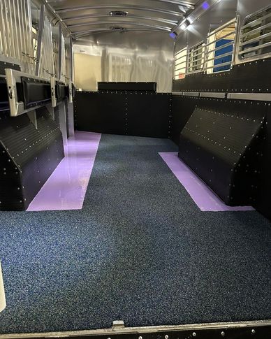 Paw Proof strip installed in trailer.