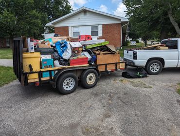 I use a trailer for jobs larger than one truck load
