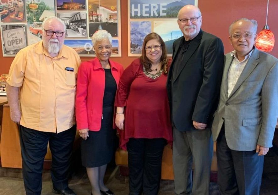 KSU Key Faculty W/ Jan Taylor, New Th. D. student and instructor of African Missions.