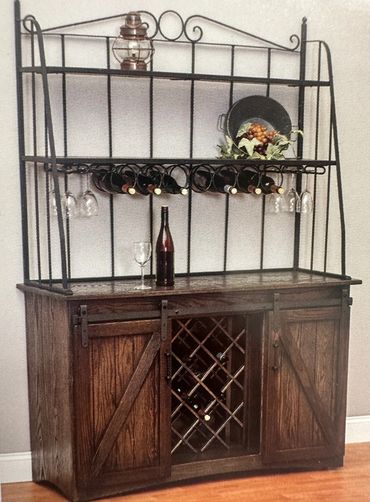 Baker's Cabinet w/ Barn Doors