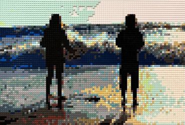 Beach View (Customer Picture)
30" x 20" Mosaic with (6) base plates, and 6144 pcs.