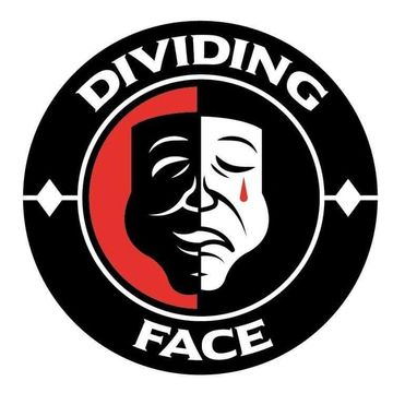 Round Dividing Face Logo Sticker