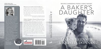 Book cover for "A Baker's Daughter" featuring a father and daughter on the beach.