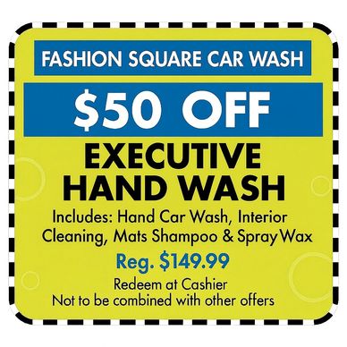 Executive hand wash coupon Sherman oaks car wash