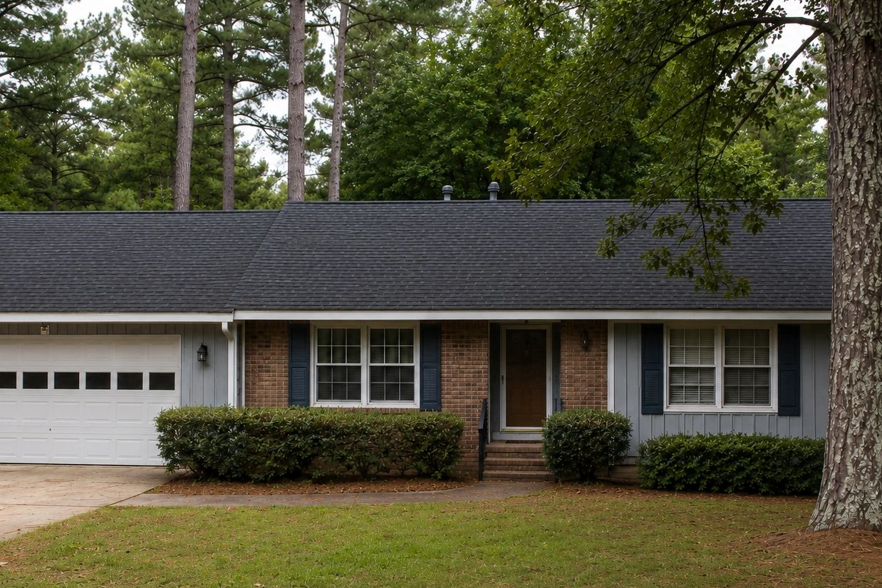 An image of a home in Irmo, SC that has a new roof installation.