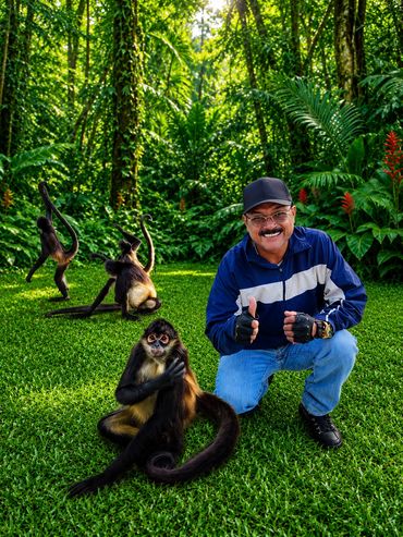 Share a quiet moment with the incredible wildlife of the Riviera Maya jungle.