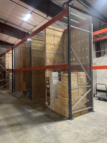 Wine lockers in Utah's first wine storage facility.