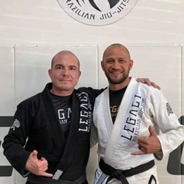 The Robert Torres with Professor Alberto Crane